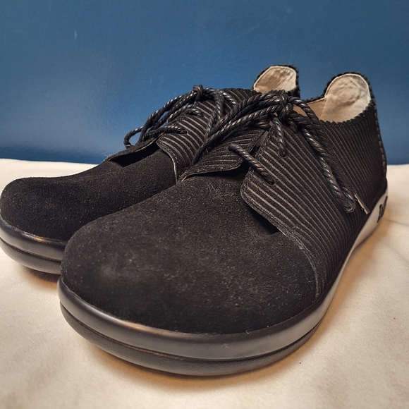 Alegria Pyper Capt Lace Up Shoes Women's Size US 11.5 Corduroy Slip Resistant - Picture 8 of 14